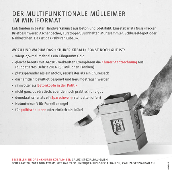 Khurer K�bali Flyer R�ckseite
