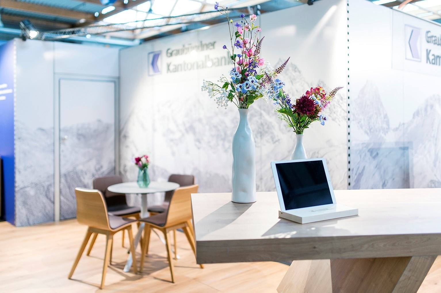 Messestand Graub�ndner Kantonalbank