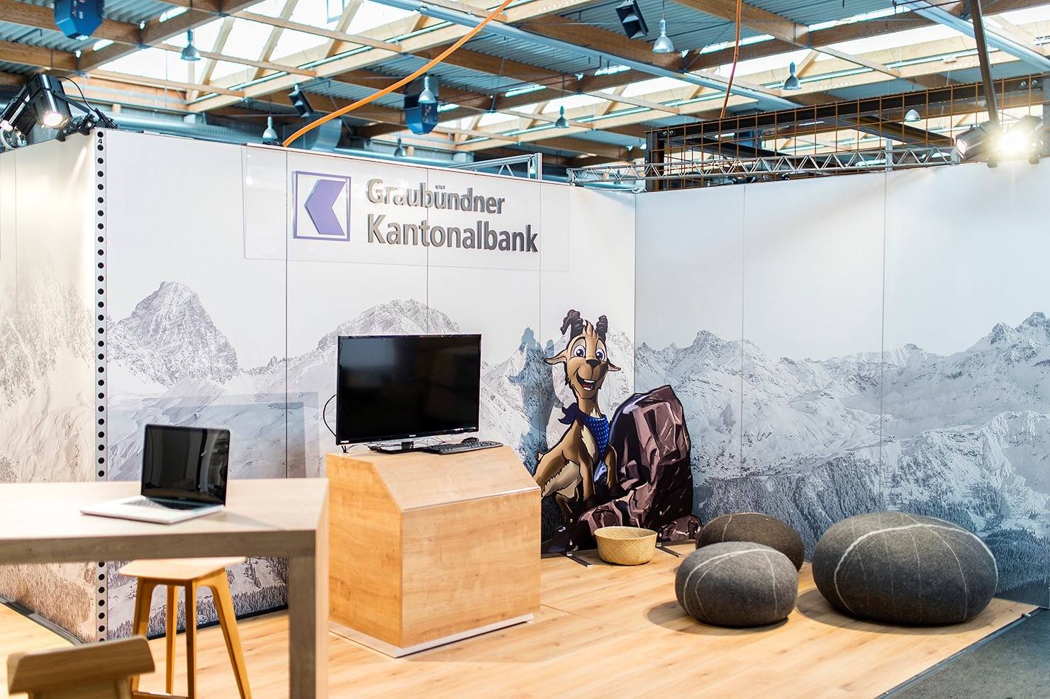 Messestand Graub�ndner Kantonalbank