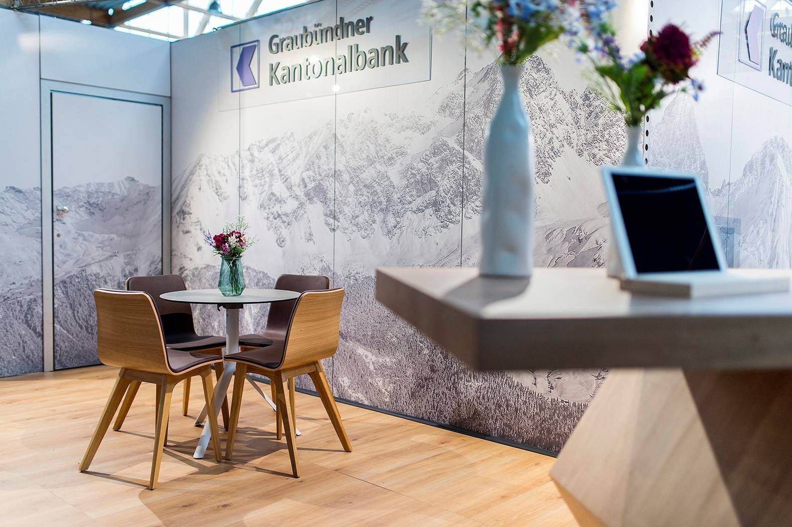 Messestand Graub�ndner Kantonalbank