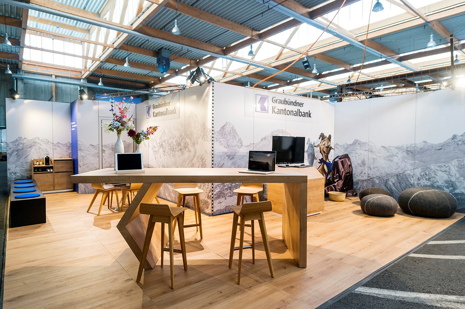 Messestand Graub�ndner Kantonalbank