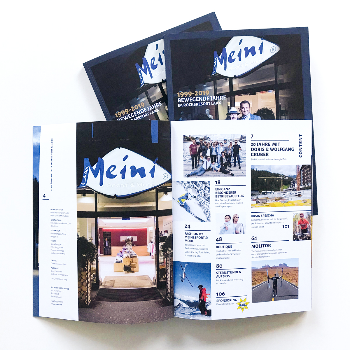 Meini Magazin Inhalt